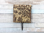 Tangled wood dark wood coat hook