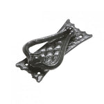 Teardrop Iron Door Knocker · Antique Black Kirkpatrick 2629 ·