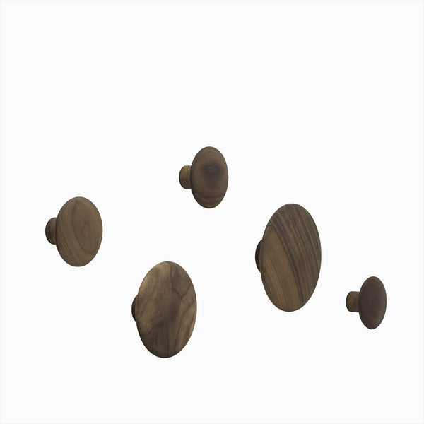 Muuto The Dots - Walnut (Individual and Set of 5)