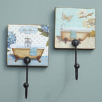 Vintage bath tubs pair of Coat Hooks