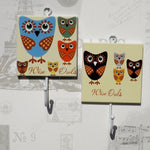 Pair of Wise Owls Coat Hooks