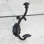 The Clement Cast Iron Dual Prong Coat Hook