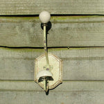 Vintage Distressed Double Ceramic Hook
