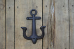 Large Anchor Double Coat Hook