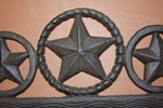 Lone Star Texas wall decor, Lone Star coat hook, rustic Texas farm ranch home decor, 11 inch cast iron, Fast Free shipping, W-56