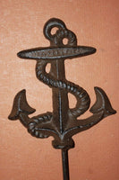 1 piece) Rustic look anchor home decor, free shipping, 6 3/4 inch anchor coat hook, anchor hat hook, anchor towel hook, N-48~