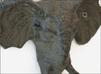 Iron Double Elephant Coat Hook