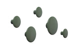 Muuto THE DOTS COAT HOOK DUSTY GREEN LARGE
