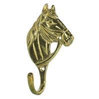 Brass Horse Head Bridle Hook (247387)